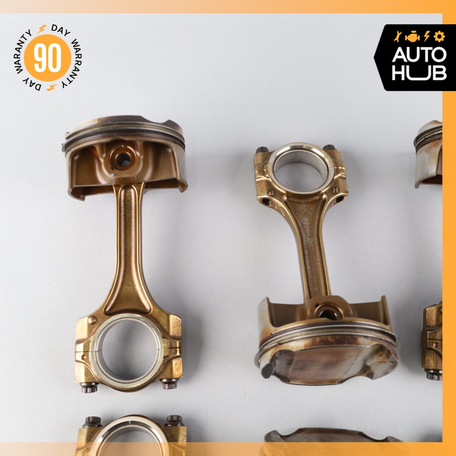 Maserati Quattroporte M139 4.7L Engine Motor Piston Connecting Rod Set OEM 68k