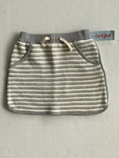   BNWT  Cat  Jack Grey/Cream Skirt Girls Size M 7/8 