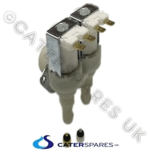 23501 BREMA ICE MAKER MACHINE DOUBLE TWIN 90º DEG BENT WATER SOLENOID VALVE - Picture 9 of 24