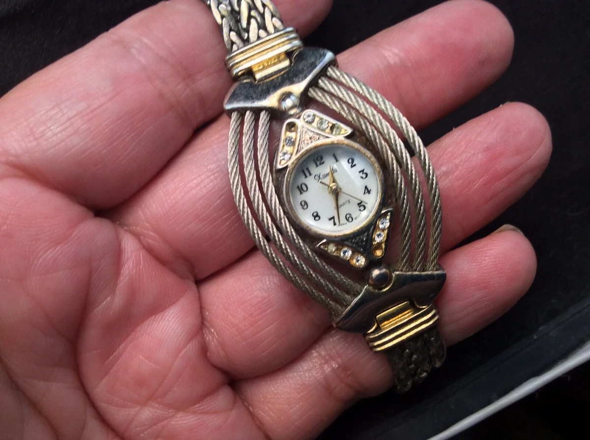 Pretty Vintage Xanadu Ladies Quartz Watch With Rhinestone Bracelet