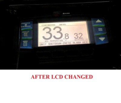 Pantalla LCD De Repuesto Para Transportador Transicold - Modelo SDGG240128-11, FKJ20049, A12-00663-02