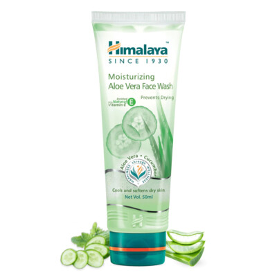 Himalaya Herbals Moisturizing Aloe Vera Cucumber Face Wash Free Shipping