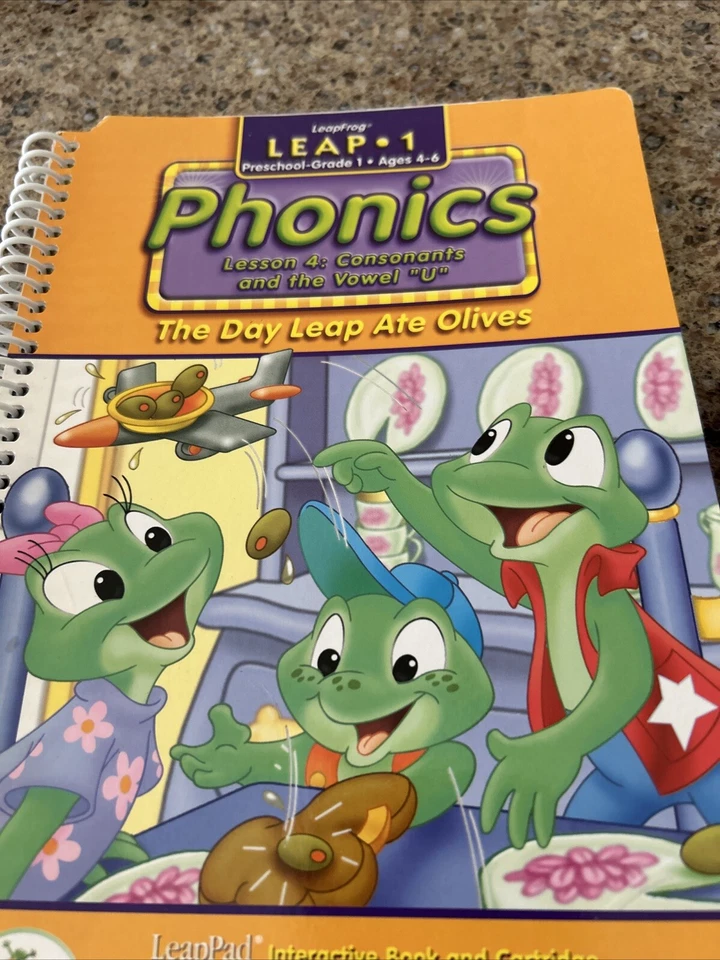 LeapFrog LeapPad Leap 1 Preschool - Grade 1 Phonics Lesson 4 Consonants And Vowe - Image 2 of 4