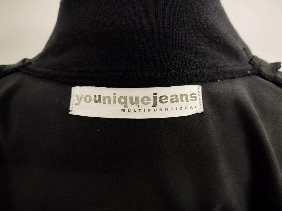 Jaqueta jeans Younique paraquedas cosplay militar LARP Rave anos 90 Y2K - Imagem 2 de 4