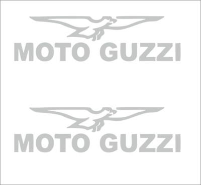 2 x Moto Guzzi  Aufkleber 130 mm x 35 mm -viele Farben