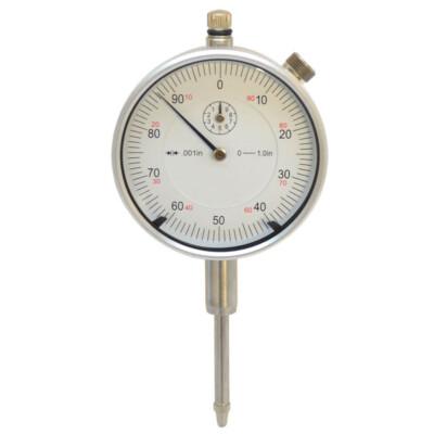 0- 1'' Range High Precision 0-100 Dial Test Indicator 0.001'' Graduation Lug Back 