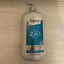 Suave Professionals Daily 2 in 1 Plus Shampoo Conditioner Balance Moisture 32
