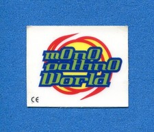 (M11-80) MONOPATTINO WORLD - Adesivo-Sticker anni '80 (6x5 Cm) NUOVO-NEW