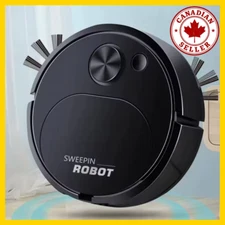 Automatic Smart Sweeping Robot Vacuum Cleaner USB Rechargeable 3-in-1 Mop