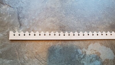 Dollhouse Miniatures Trim Gothic Fleur Style Molding 5/8'' x 18'' 1:12 Scale