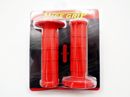 KAWASAKI KX250 JBS RED HAND GRIP SET LEFT RIGHT PAIR HANDLEBAR GRIPS - Foto 4 di 4