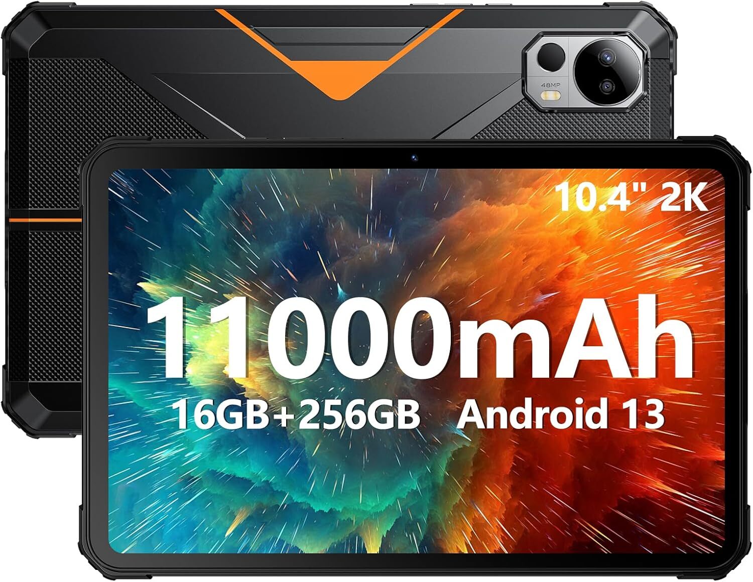 FOSSiBOT DT1 Rugged Tablet Phone Android 4G LTE WiFi Waterproof 8+256GB 10.4"