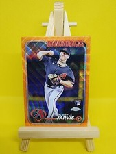 2024 Topps Chrome Bryce Jarvis Orange Wave Parallel 19/25 SSP - Diamondbacks