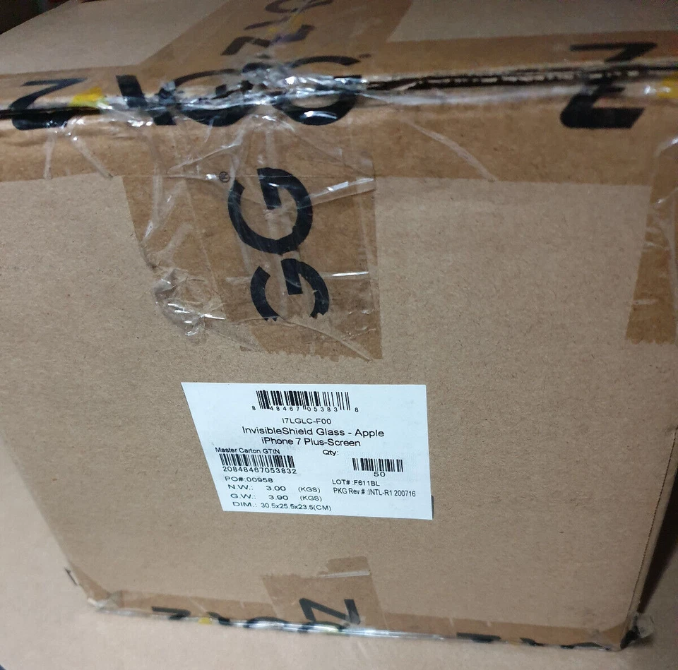 50x Job Lot ZAGG Tempered Glass Screen Protector iPhone 7 6 6S PLUS 7+ 6+ 6S+ - Image 3 of 3