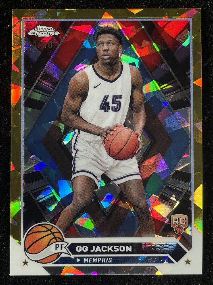 2023-24 Topps Chrome GG Jackson II #54 Sapphire Gold Refractor Rookie RC /50