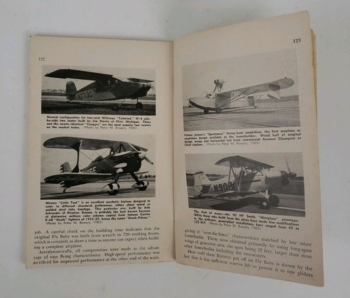 Vintage Guide To Homebuilts Modern Aircraft Series By Peter M. Bowers Aviation - Picture 9 of 11