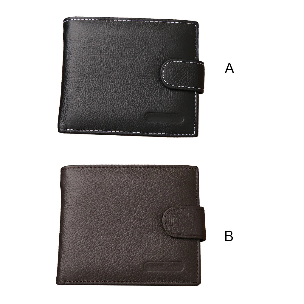 JINBAOLAI Man Wallet Soft Leather Keys Purse Change Receipt