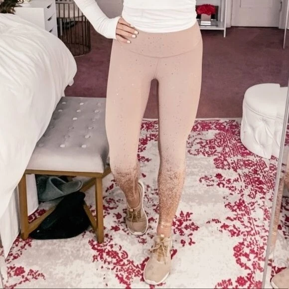 beyond-yoga alloy ombre high waisted midi leggings