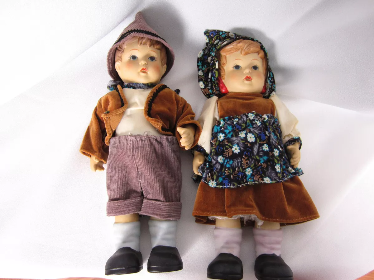 Bisque Doll By Oumlet Hansel & Gretel 10Girl, Original Clothes
