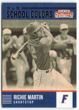 2015 Richie Martin Panini Contenders Old School Colors Rookie - Cincinnati Reds