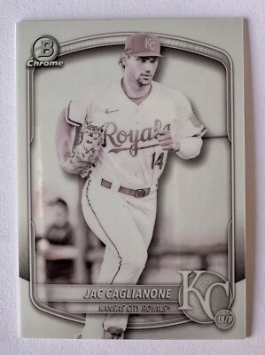 2025 Bowman Chrome Jac Caglianone SSP Pearl Refractor Baseball