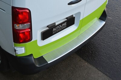 To Fit XS/M (L1/L2) Citroen Dispatch SpaceTourer 2016 Bumper Protector Brushed