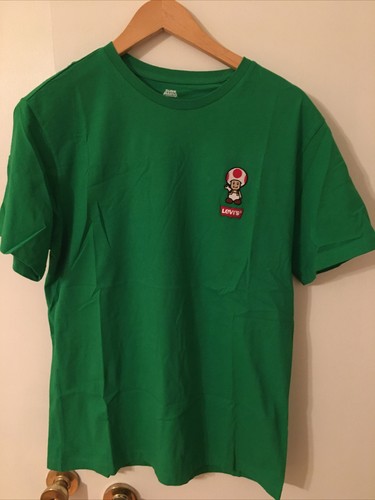 NWT Levis Super Mario Toad Green T 