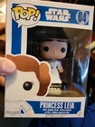 FUNKO POP STAR WARS PRINCESS LEIA 04 BLUE BOX LARGE FONT VAULTED W/PROTECTOR