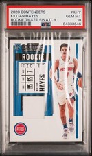 2020 Panini Contenders Rookie Ticket Swatches Khy Killian Hayes - PSA 10 Pop 2!