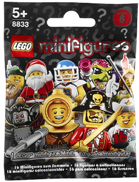 Lego Series 8 Collectible Minifigures 8833 New Factory Sealed 2012 You Pick! - Image 2 of 2