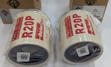 2 PACK R20P Racor Fuel Water Separator Filter 30 Micron P551820 FS19996 LFF8027