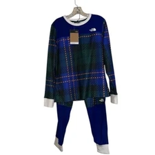 NWT THE NORTH FACE NF0A833VINW-M WOMENS PRINT WAFFLE BASE LAYER SET XXL