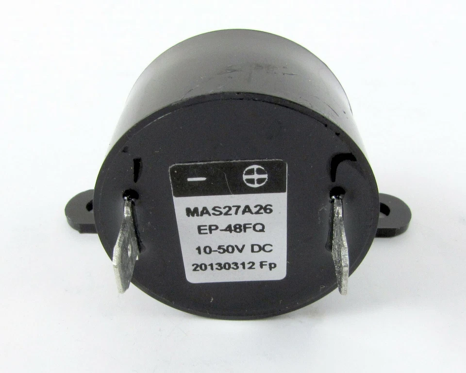 Lote de (10) Zumbador Mallory MAS27A26EP-48FQ Sonalert Pulso Rápido 75-90dB 10-50VDC Foto 3 de 4