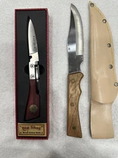 Big Shot Break Action 440 Stainless Steel Folding Knife & Taiwan Fixed Blade