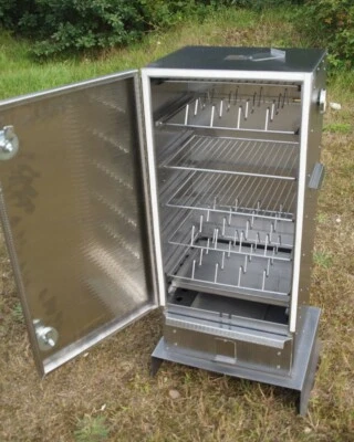 SMOKI RÄUCHERTECHNIK SMOKI Räucherofen Räucherschrank 85x39x33cm FAL-Stahlblech Räuchern Made Germay