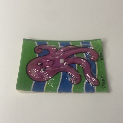 Cracker Jack Pulpo Laberinto Puzzle Juego de Pelota Miniatura Vintage Juguete Premio Z-1376 - Imagen 2 de 4