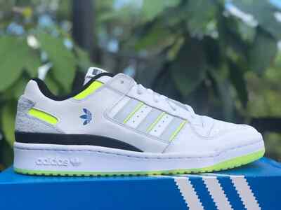 adidas Originals FORUM LOW CL Indigo Herz IE1855 White Blue Yellow Bored Ape