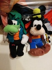  VTG Disney Store Exclusive Goofenstein  Goofy w/Tags, 2 Bean Bag Plush