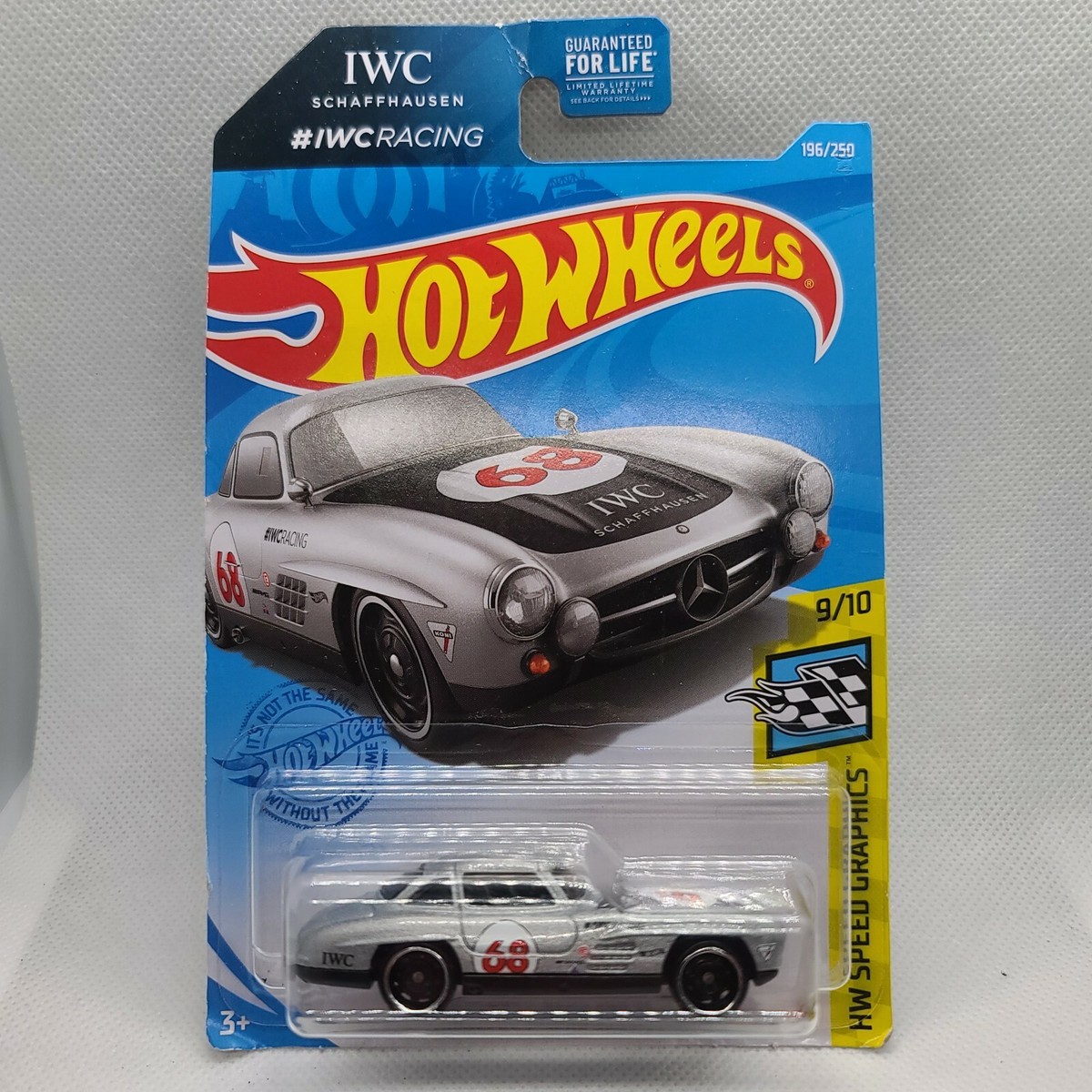 Hot Wheels Mercedes-Benz 300SL Silver #196 196/250 2021 HW Speed