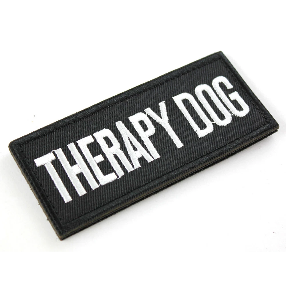 Dog Harness Patch Hook & Loop Canine K9 Vest Warning Badge Tactical Pet Labels