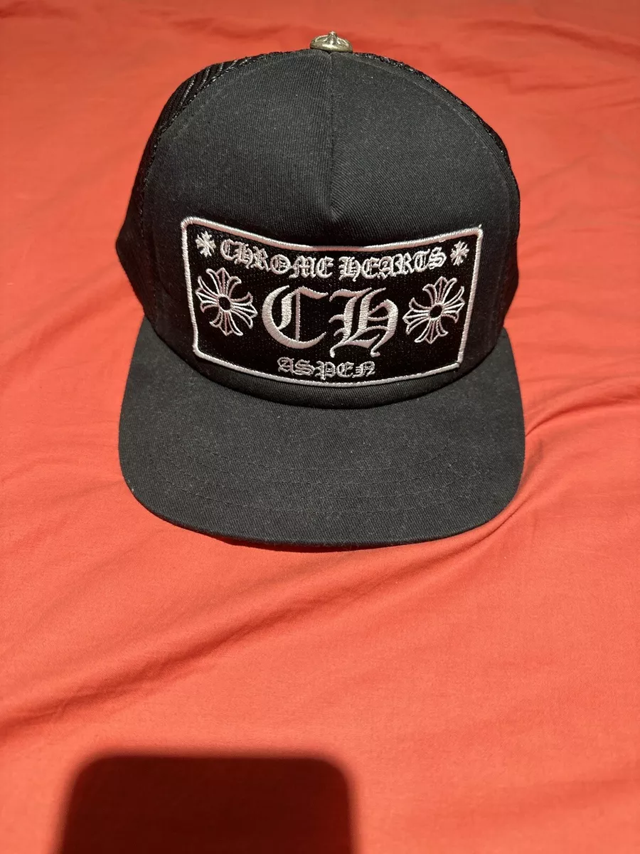 Chrome Hearts CH Aspen Exclusive Trucker Hat Black