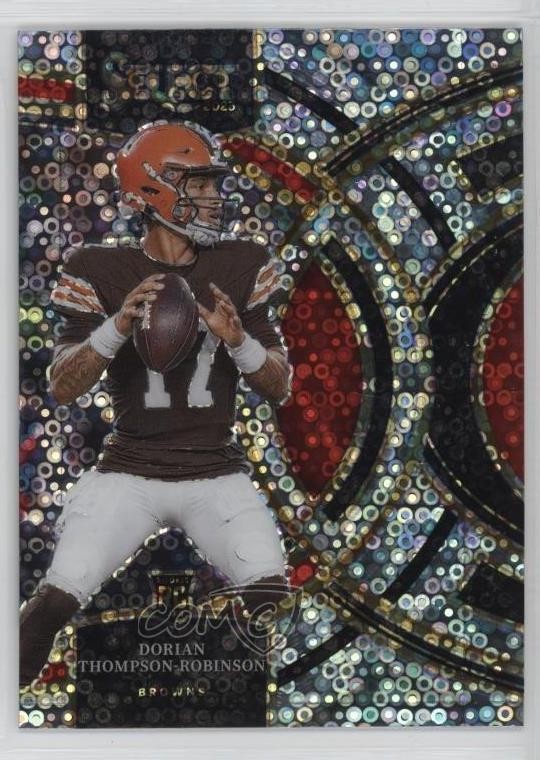 2023 Select Premier Level Disco Prizm Dorian Thompson-Robinson Rookie RC 1o2