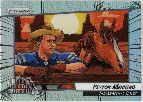 Peyton Manning #M-9 2022 Panini Prizm Manga card