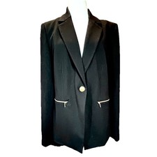 Elie Tahari Black Blazer NWT Sz 10 Business Officecore Career Wear Night Out