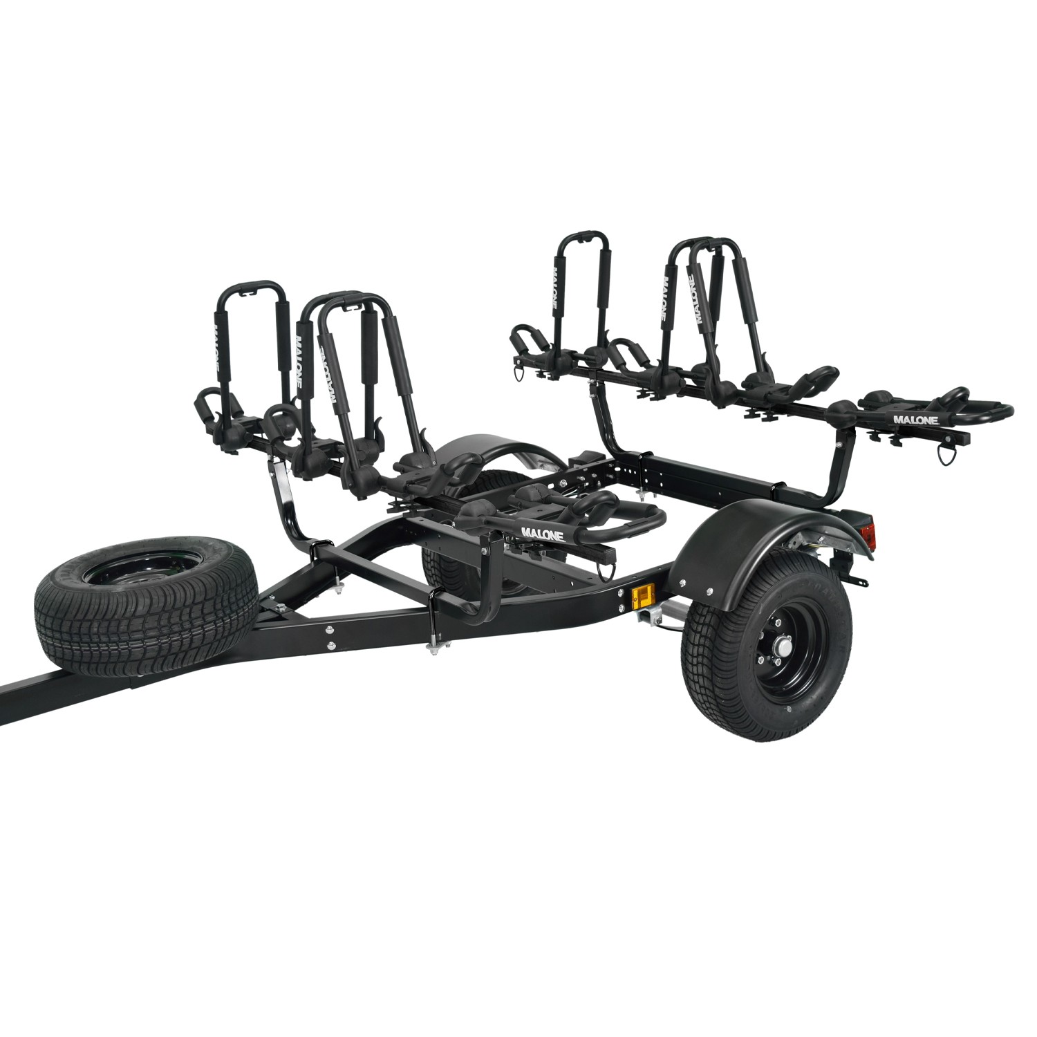 Комплектация Malone MPG442G2-BLK MicroSport Off-Road с 4 байдарками-прицепами 4 комплекта в сложенном виде 564390₽