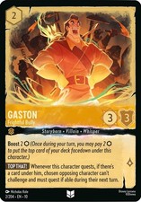Gaston - Frightful Bully 2/204 Uncommon Whispers in the Well Lorcana LP