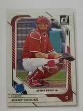 2026 Donruss BB Rated Rookie Jimmy Crooks #78 Artist Proof 19/25 Cardinals