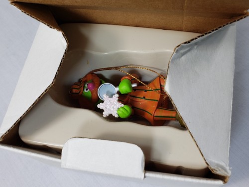 Vintage Christmas on Sesame Street Grolier Sherlock Hemlock Ornament Jim Henson - Picture 4 of 15