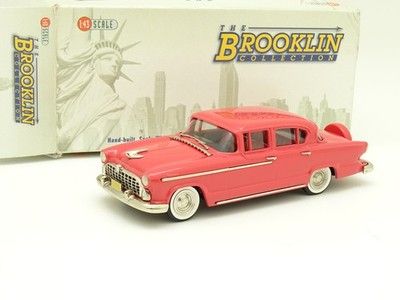 Brooklin Modelle 1/43 - Hudson Hornet 4 Door Sedan 1955 Coral Red