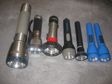 Taschenlampen Set 7 Tlg DDR Varta; Grundig; Velamp